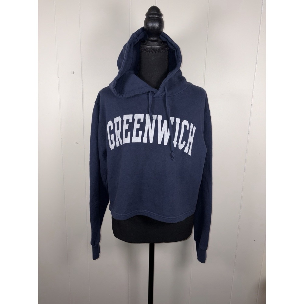 greenwich‎ john galt cropped sweatshirt navy os brandy melvill